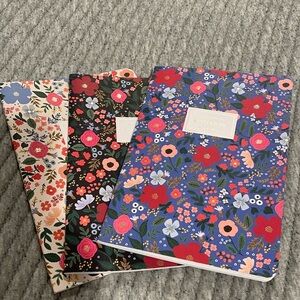 3 Ruled Pages Notebooks